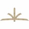 Ekena Millwork Davenport Rough Sawn Timber Gable Bracket, Douglas Fir, 108"W x 49"H x 4"D x 6"F, 11/12 Pitch GBW108X49X0406DAV00RDF - alternate 1